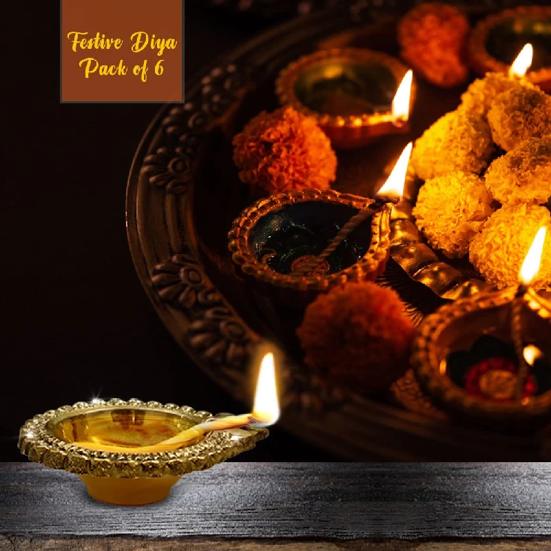 Shubhkart Nitya Brass Dhan Kuber Diya for Daily Puja & Festival - Image 4