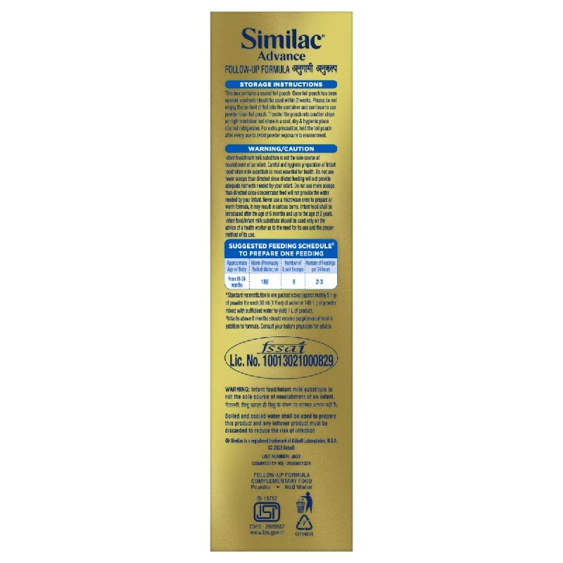 Similac Advance Stage 4 Formula - After 18 Months - Image 12