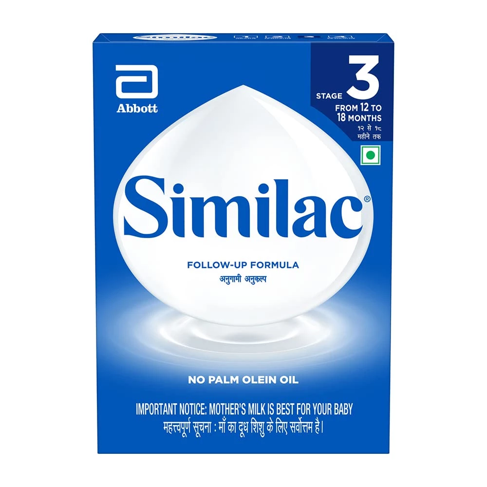 Similac Infant Stage 3 Follow-Up Formula Powder Similac Infant Stage 3 Follow-Up Formula Powder-Pack Size-400 g