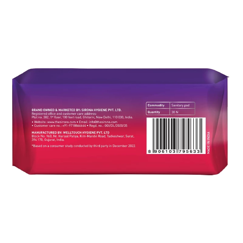 Sirona Max 100% Rash Free & Toxic-Free Sanitary Pads - Image 8