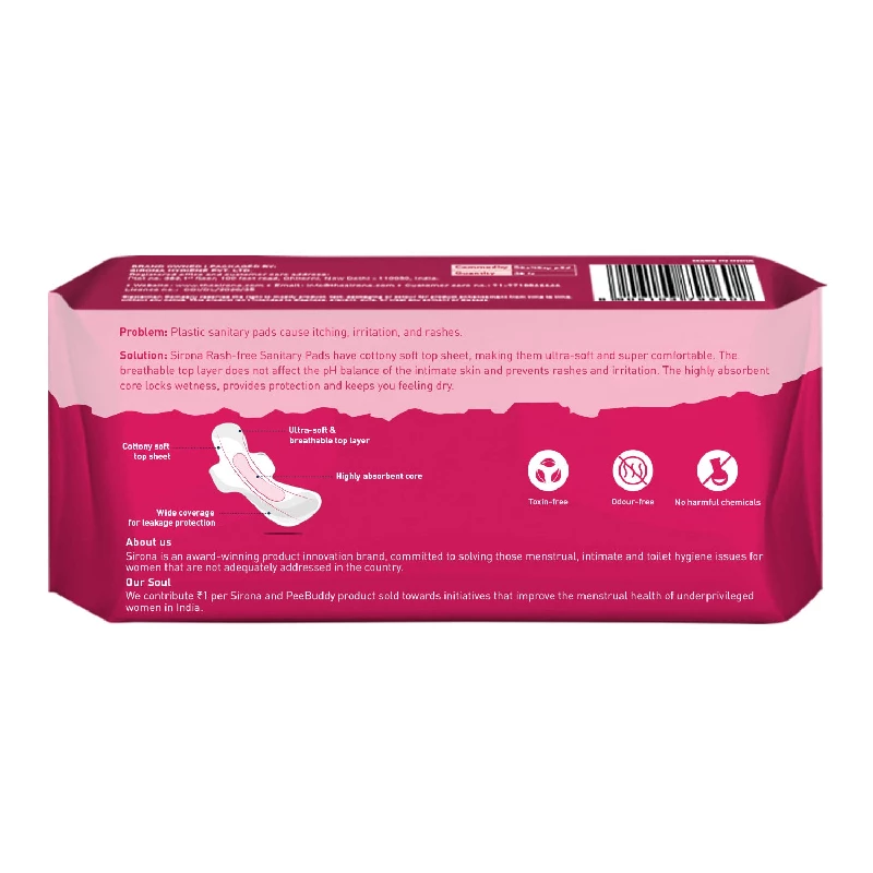 Sirona Max 100% Rash Free & Toxic-Free Sanitary Pads - Image 9