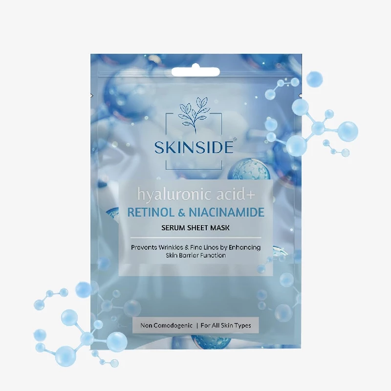 Skinside Serum Sheet Mask Avocado & Sea Weed & Retinol & Niacinamide - Image 3
