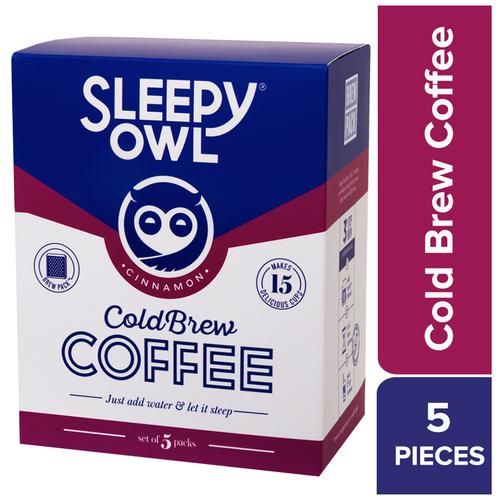 Sleepy Owl Cinnamon Cold Brew Packs Sleepy Owl Cinnamon Cold Brew Packs--250 g (5 Bags x 50 g each)