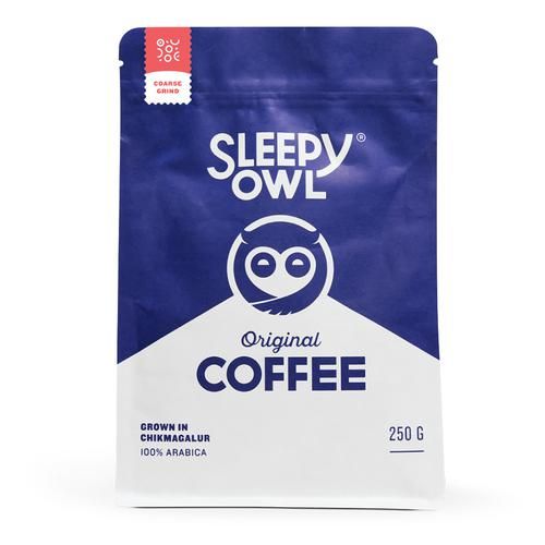 Sleepy Owl Coffee Original Blend - Coarse Grind Sleepy Owl Coffee Original Blend - Coarse Grind--250 g