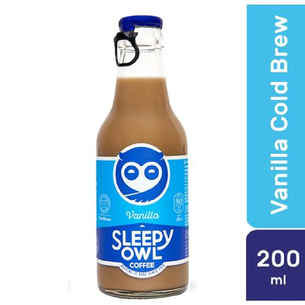 Sleepy Owl Cold Brew Coffee - Vanilla - Image 4