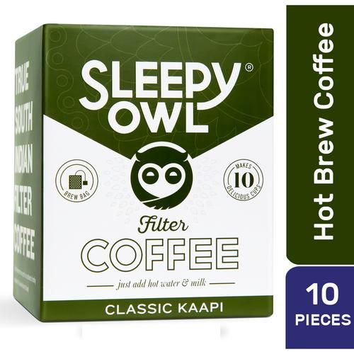 Sleepy Owl Filter Coffee Bags Arabica Beans Blend