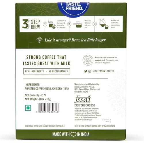Sleepy Owl Filter Coffee Bags - Arabica Beans Blend - Image 3