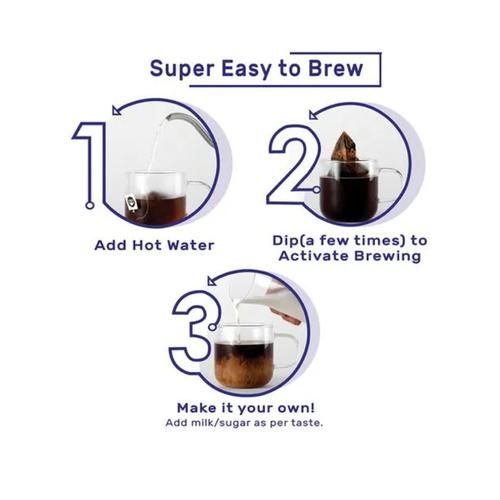 Sleepy Owl Madras Blend Filter Coffee Brew Bags -  Authentic Taste - Image 5