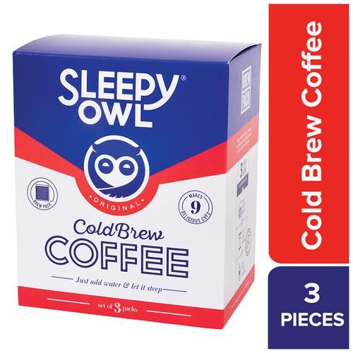 Sleepy Owl Original Cold Brew Coffee - 100% Arabica Sleepy Owl Original Cold Brew Coffee - 100% Arabica--150 g
