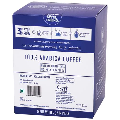 Sleepy Owl Original Hot Brew Coffee - 100% Arabica - Image 3