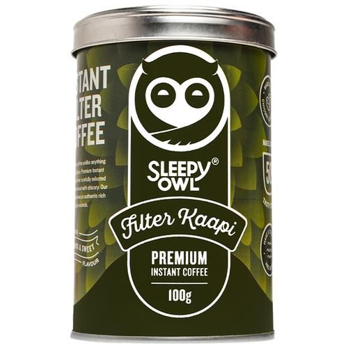 Sleepy Owl Premium Instant Filter Coffee - With Chicory Sleepy Owl Premium Instant Filter Coffee - With Chicory--100 g