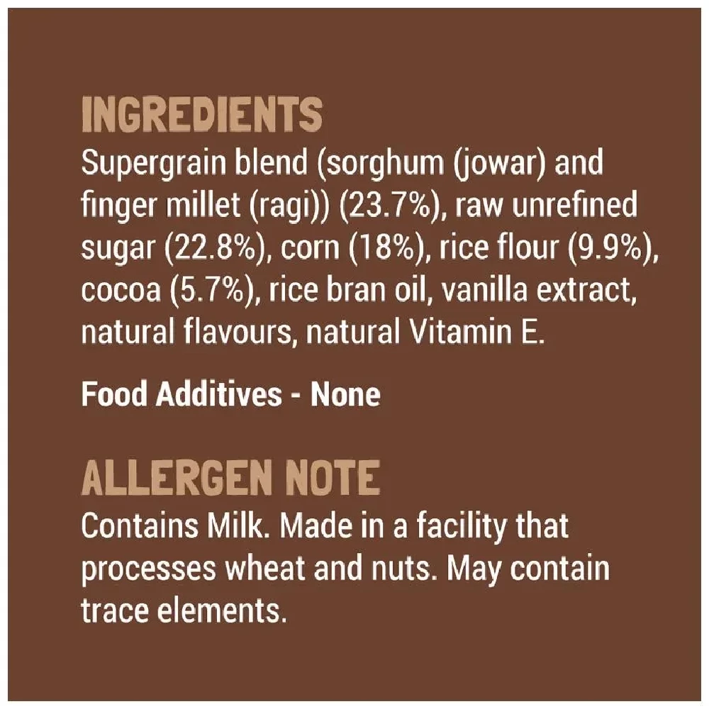 Slurrp Farm Choco Crunch Breakfast Cereal - Ragi Stars & Moons, Healthy Millet, No Maida/Sugar - Image 3