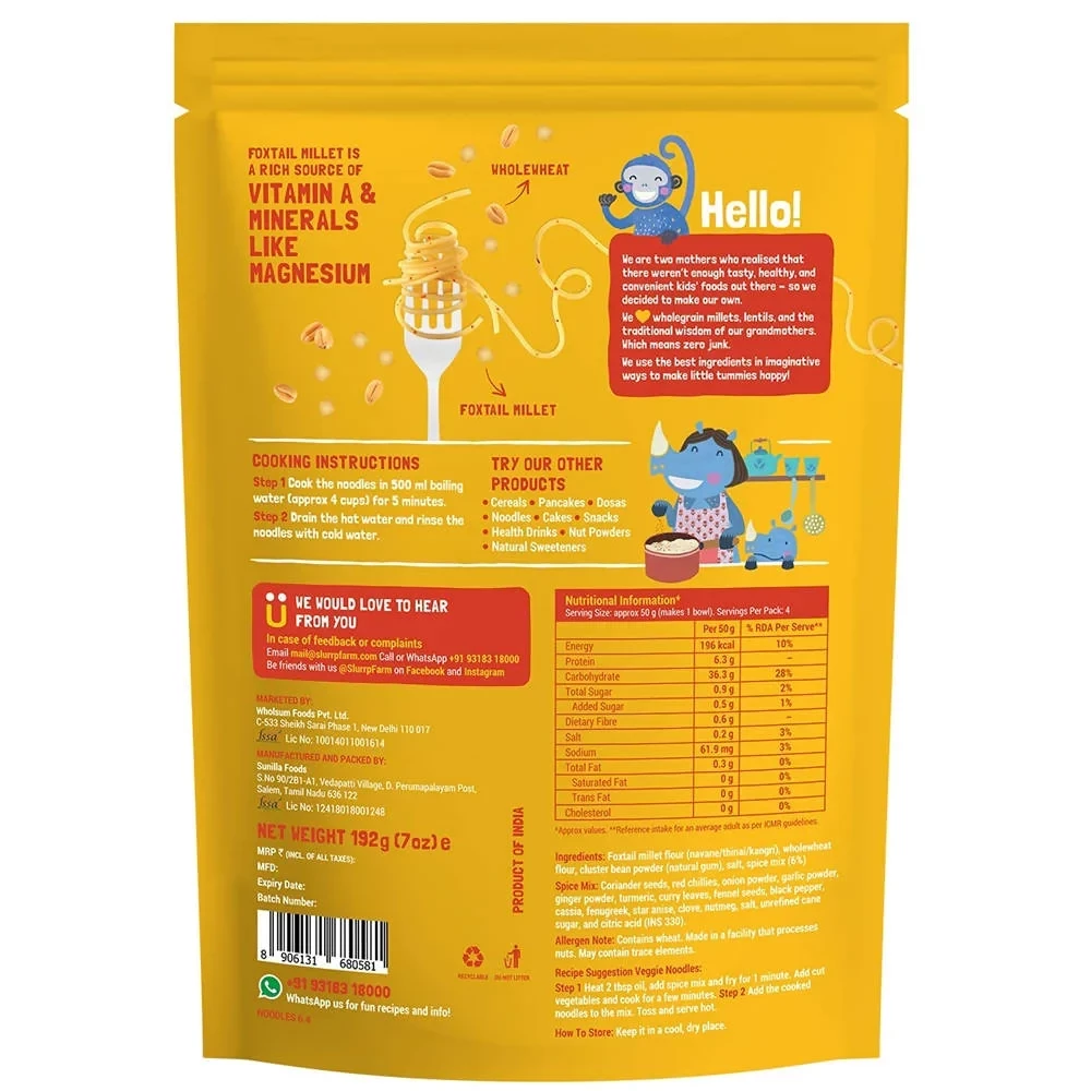 Slurrp Farm Foxtail Millet Noodles - Image 2