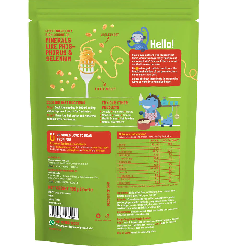 Slurrp Farm Little Millet Noodles - Image 3