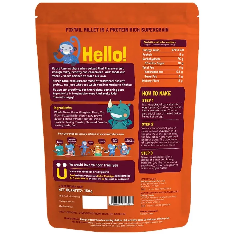 Slurrp Farm Millet Pancake & Waffle Mix - Classic & Supergrains - Image 7