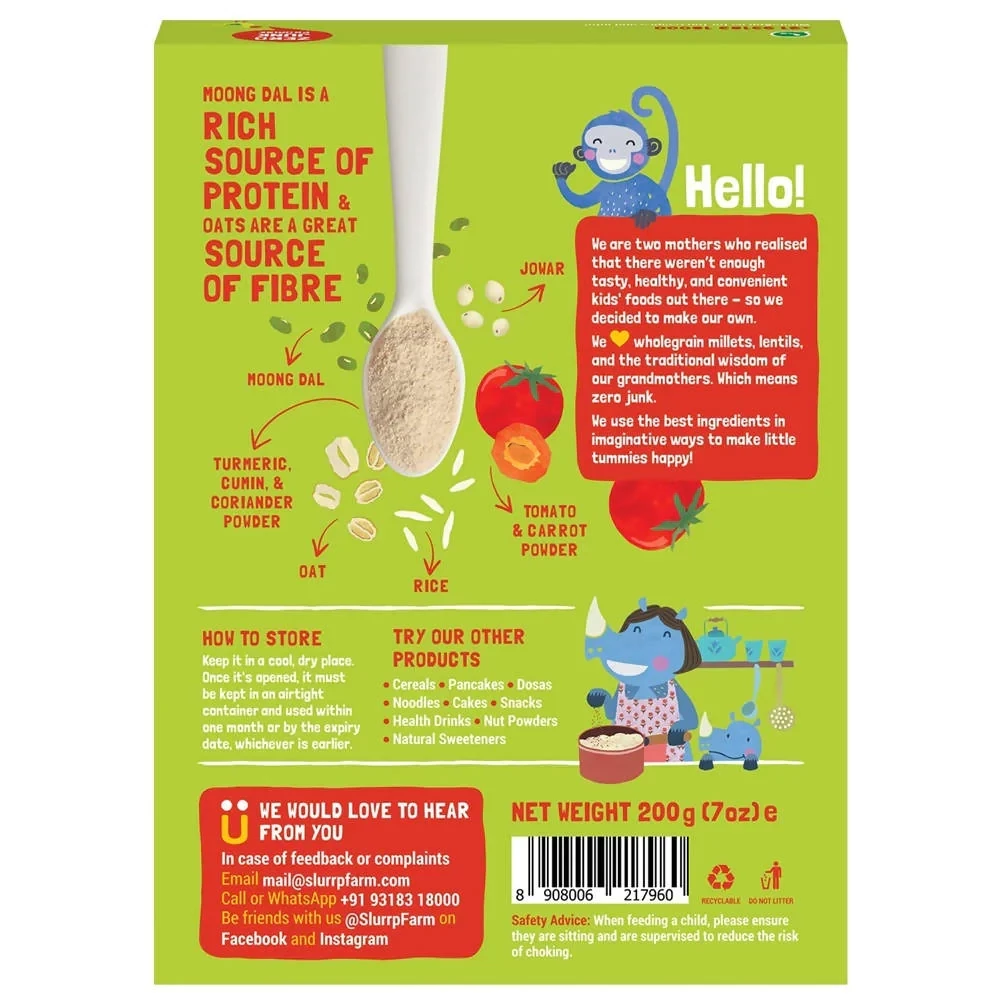 Slurrp Farm Moong Dal Khichdi Cereal for Little Ones - Image 2