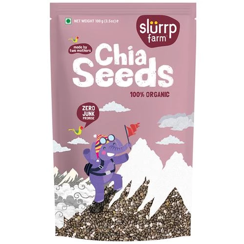 Slurrp Farm Organic Chia Seeds Slurrp Farm Organic Chia Seeds--100 g