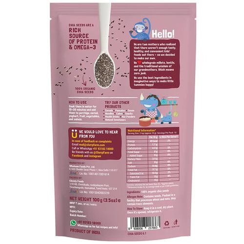 Slurrp Farm Organic Chia Seeds - Image 2