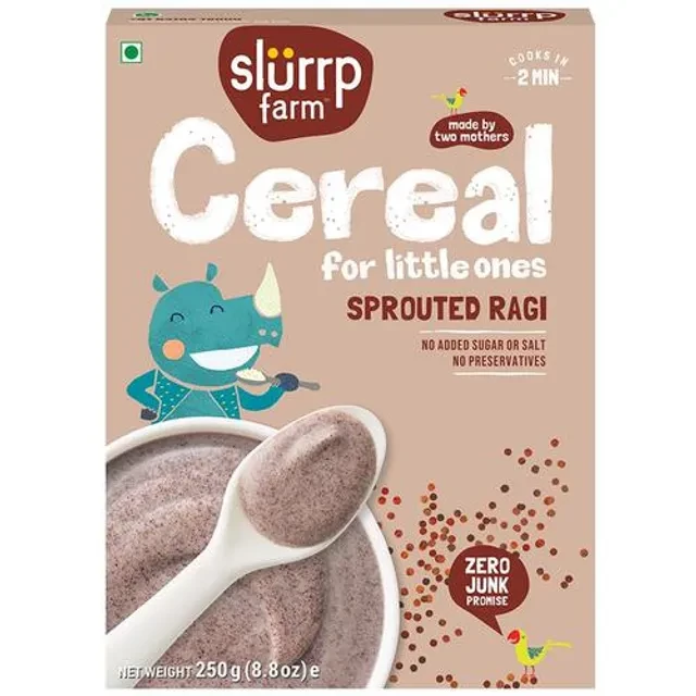 Slurrp Farm Organic Sprouted Ragi Powder/Ragi Pindi - Image 7