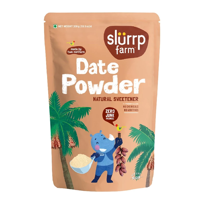 Slurrp Farm Seedless Arabian Date Powder Slurrp Farm Seedless Arabian Date Powder-Pack Size-300 g