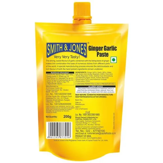 Smith & Jones Ginger Garlic Paste - Image 7