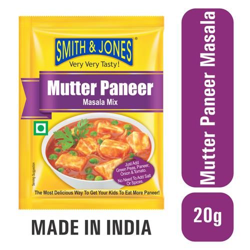 Smith & Jones Mutter Paneer Masala Mix 20g Smith & Jones Mutter Paneer Masala Mix 20g--20 g