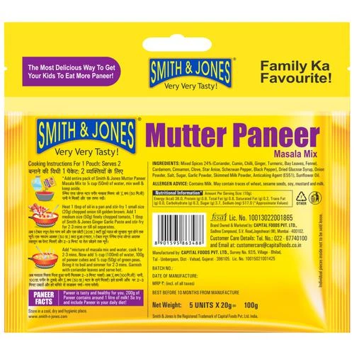 Smith & Jones Mutter Paneer Masala - Image 3