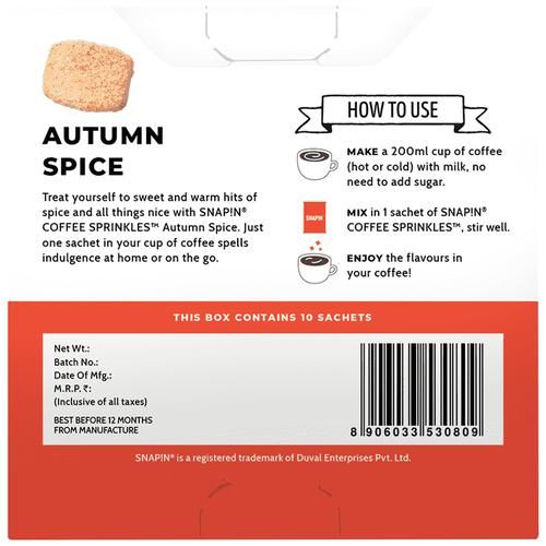 Snapin Coffee Sprinkles - Autumn Spice - Image 2