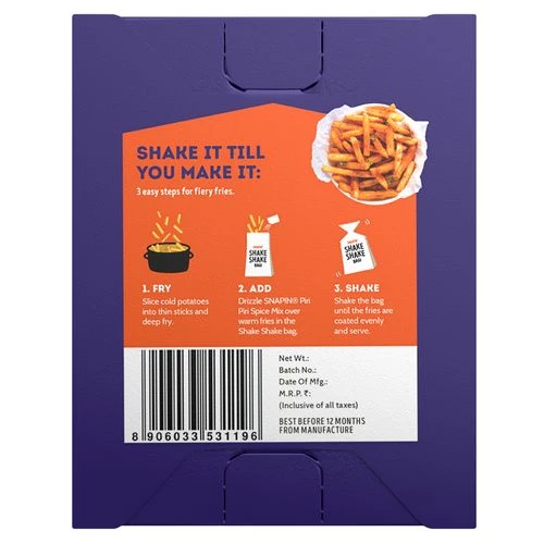 Snapin Piri Piri Spice Mix - With Shake Shake Bags - Image 2