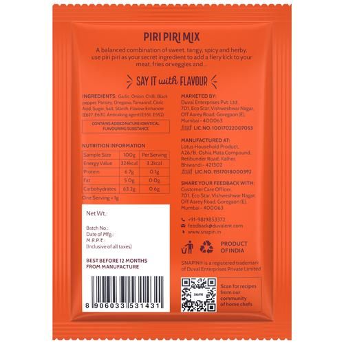 Snapin Piri-Piri Mix - Spicy Tangy Seasoning - Image 2