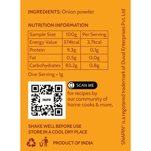 Snapin White Onion Powder - Sweet - Image 3