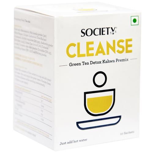 Society Cleanse Green Tea Detox Kahwa Premix Society Cleanse Green Tea Detox Kahwa Premix--50 g