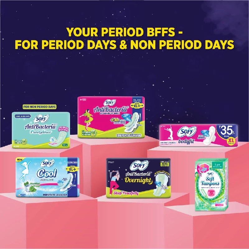 Sofy Anti Bacteria Overnight Extra Long Sanitary Pads - Image 7