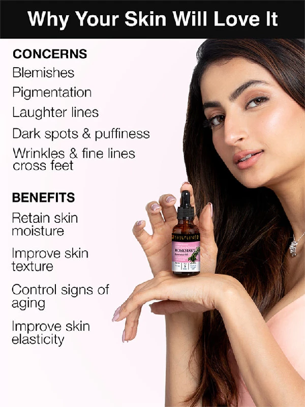 Soulflower Organic Rosemary Hair Growth Essential Oil - Image 5