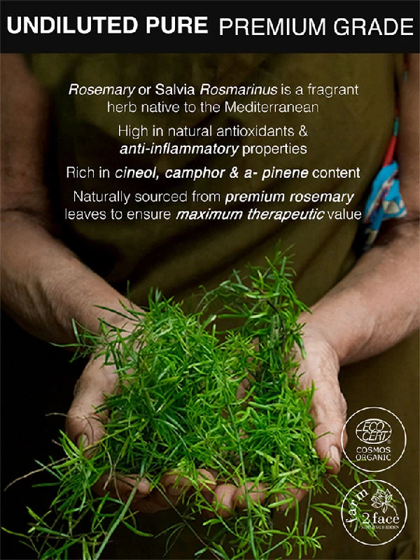 Soulflower Organic Rosemary Hair Growth Essential Oil - Image 6