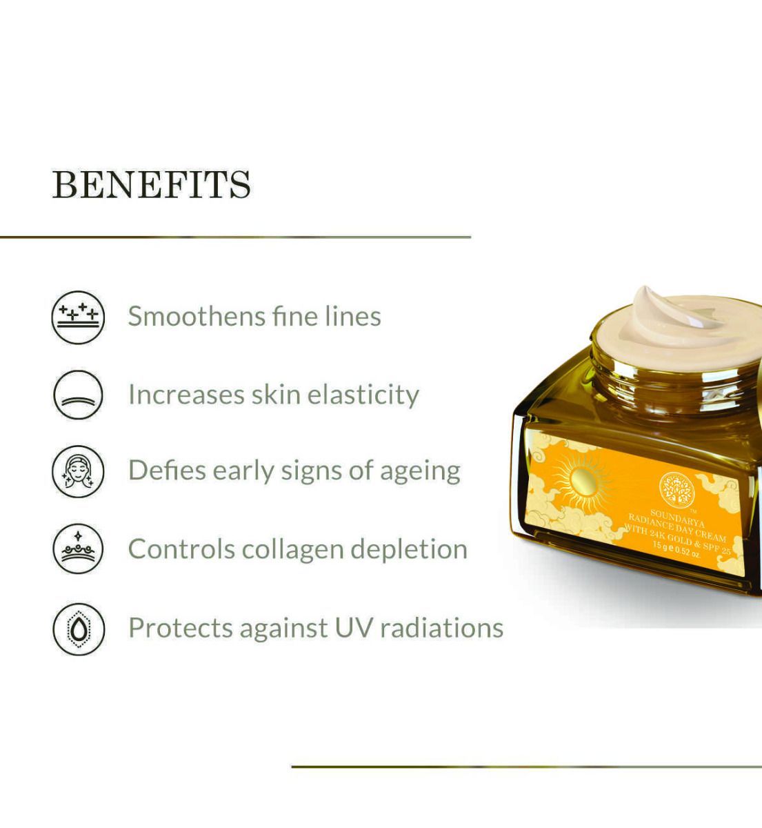 Forest Essentials Soundarya Radiance Cream With 24K Gold & SPF 25 - Image 9