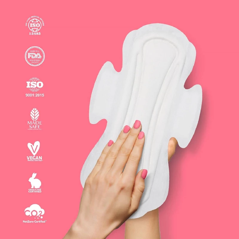 Sparkle Biodegradable & Compostable Bamboo Sanitary Pads - Image 3