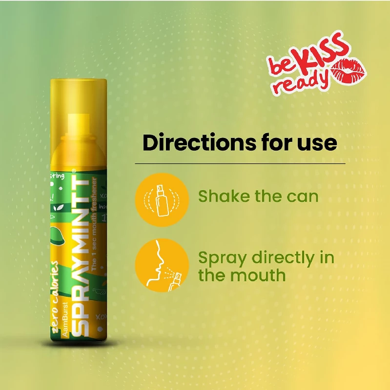 Spraymintt Mouth Freshener Aamburst flavour & Colablast flavour 15 g - Image 3