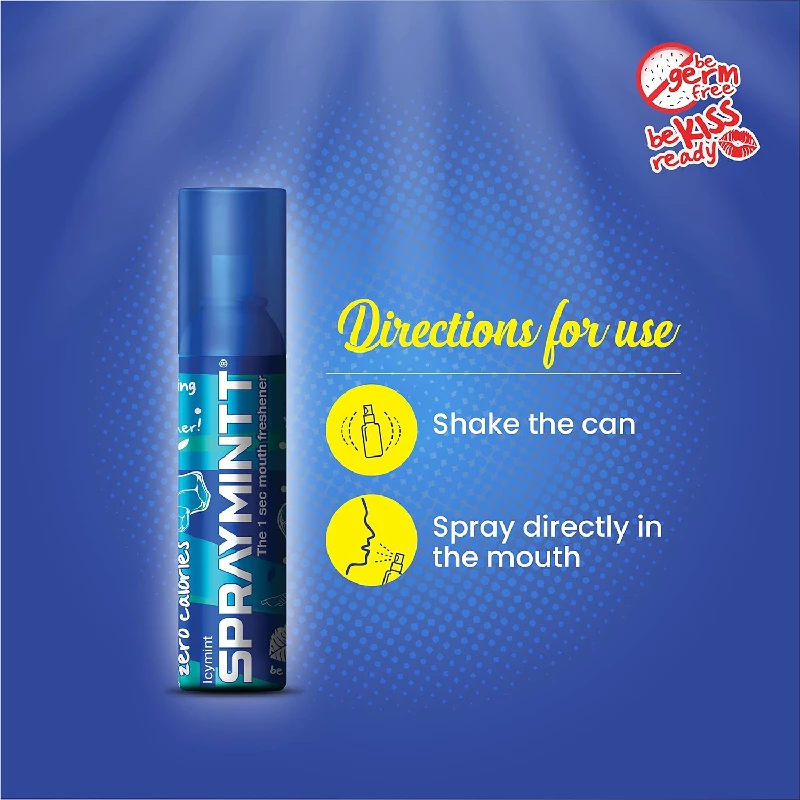 Spraymintt Mouth Freshener Icymint flavour & Breezberry flavour 15 g - Image 4