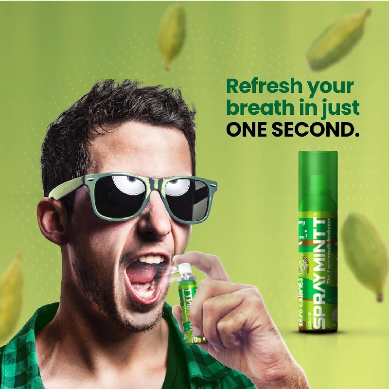 Spraymintt Mouth Freshener Orangewave flavour & Elaichi flavour 15 g - Image 3