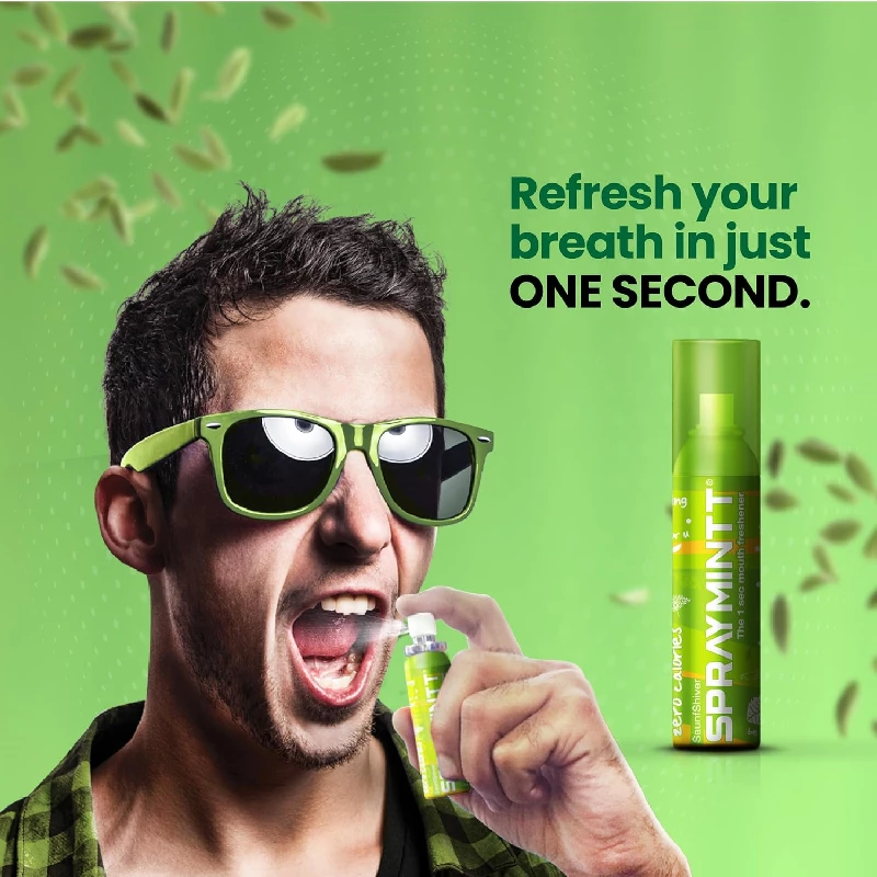 Spraymintt Mouth Freshener Orangewave flavour & Saunfshiver flavour 15 g - Image 3