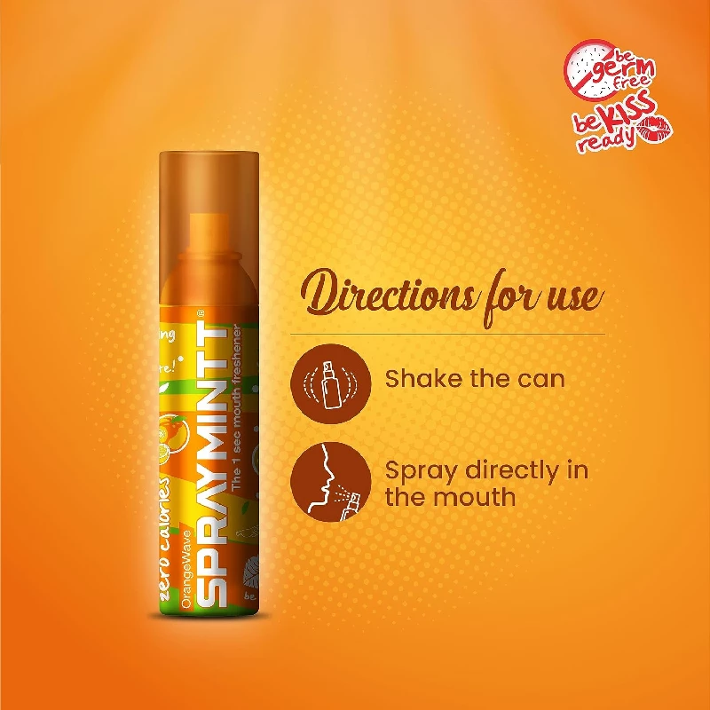 Spraymintt Mouth Freshener Orangewave flavour & Saunfshiver flavour 15 g - Image 4