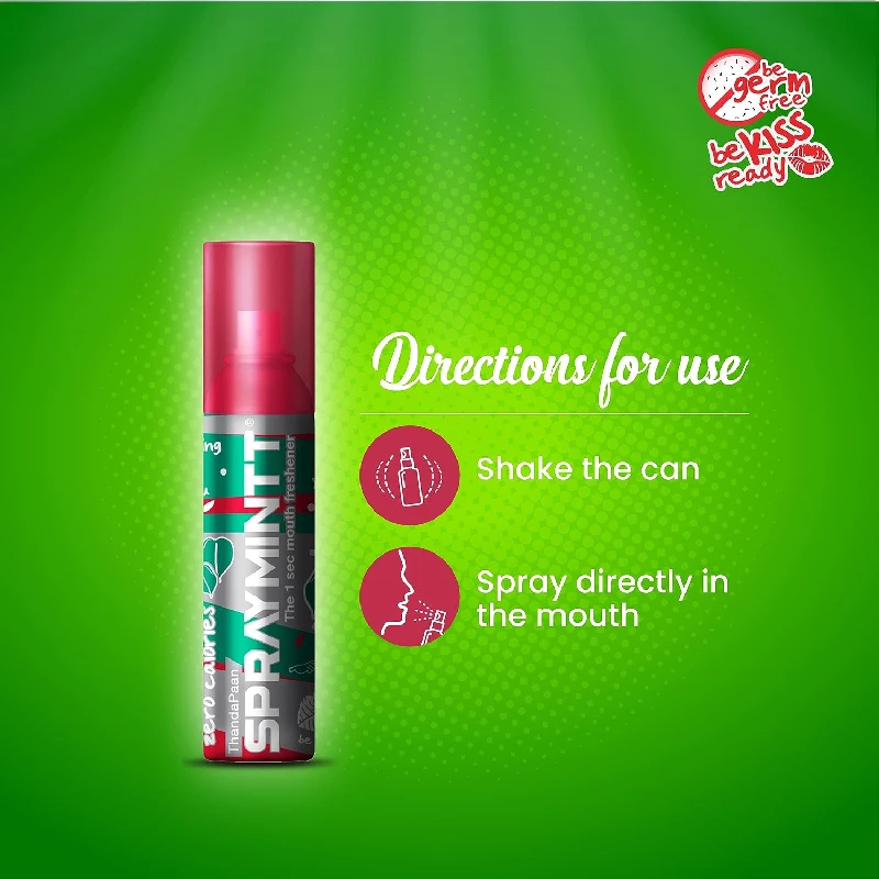 Spraymintt Mouth Freshener Thandapaan flavour & Aamburst flavour 15 g - Image 4