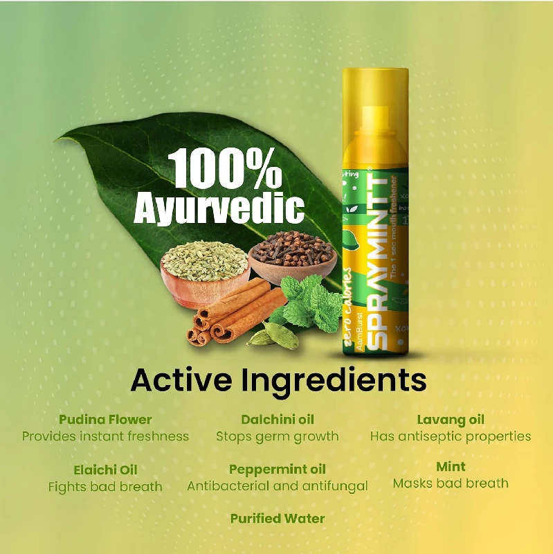 Spraymintt Mouth Freshener Thandapaan flavour & Aamburst flavour 15 g - Image 5