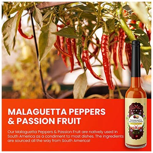 Sprig Passion Fruit & Malagueta Pepper Hot & Sweet Sauce -Condiment With Amazonian Flavors - Image 3
