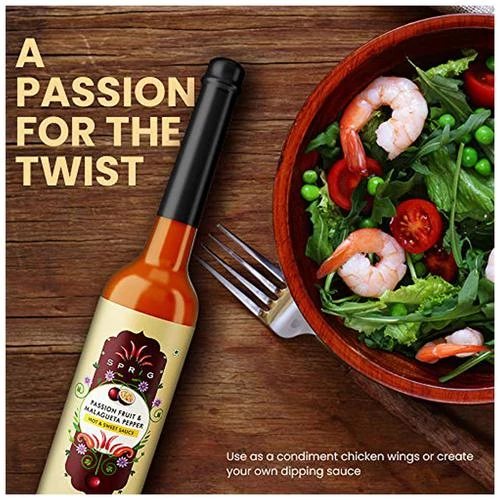 Sprig Passion Fruit & Malagueta Pepper Hot & Sweet Sauce -Condiment With Amazonian Flavors - Image 6