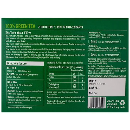 Sprig TE.A 100% Green Tea - Image 2