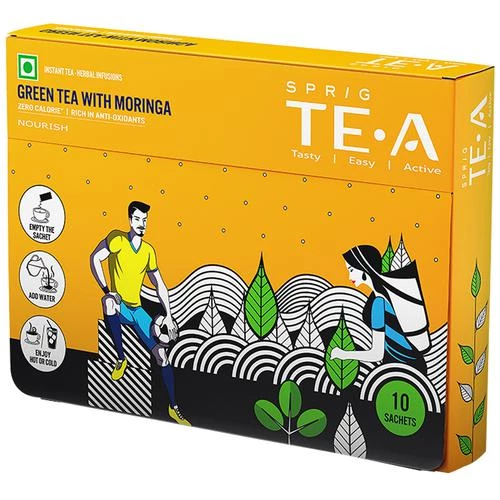 Sprig Te.a Green Tea With Moringa