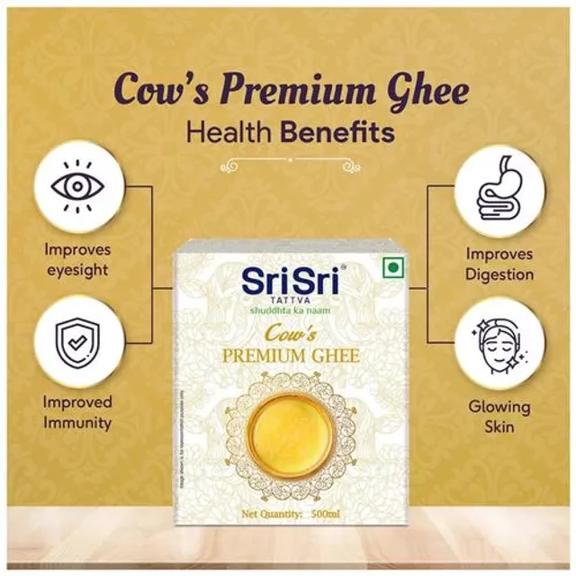 Sri Sri Tattva Premium Cow Ghee - For Better Digestion and Immunity - Image 7