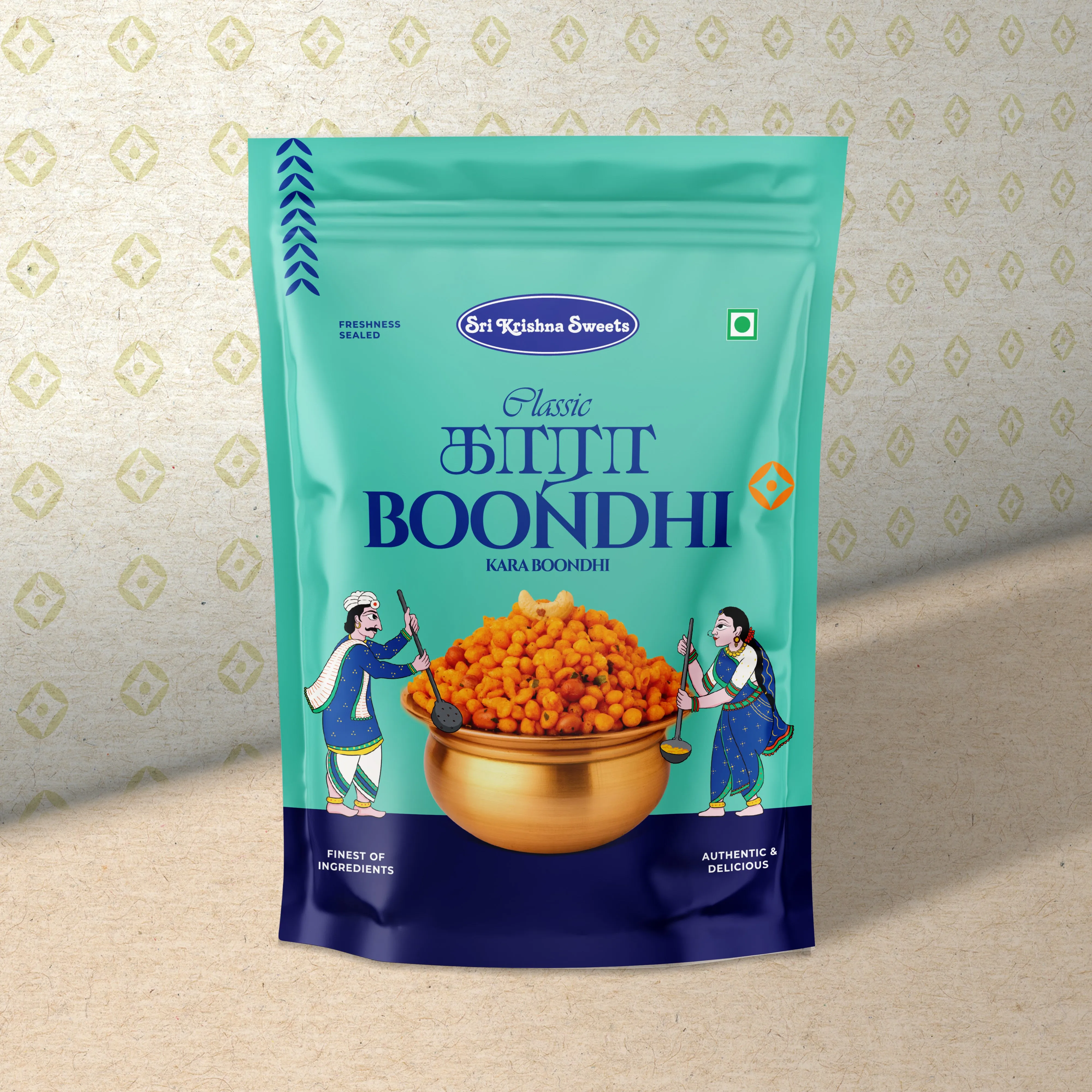 Sri Krishna Sweets Classic Kara Boondhi Sri Krishna Sweets Classic Kara Boondhi-Pack Size-250 g